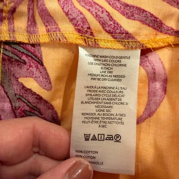 NWT Anthropologie Maeve Somerset Tropical Maxi Dress Medium - Picture 5 of 6